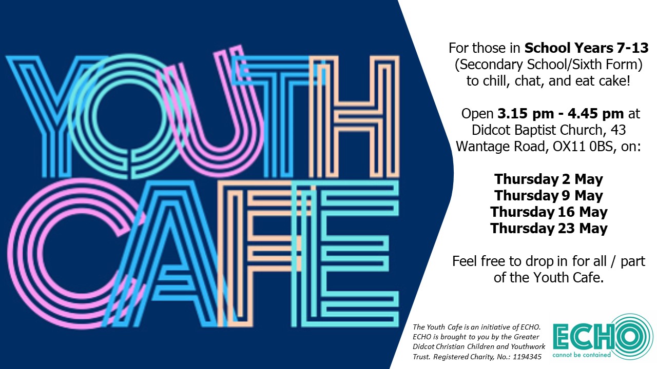 Youth Cafe - Flyer (May 2024 D