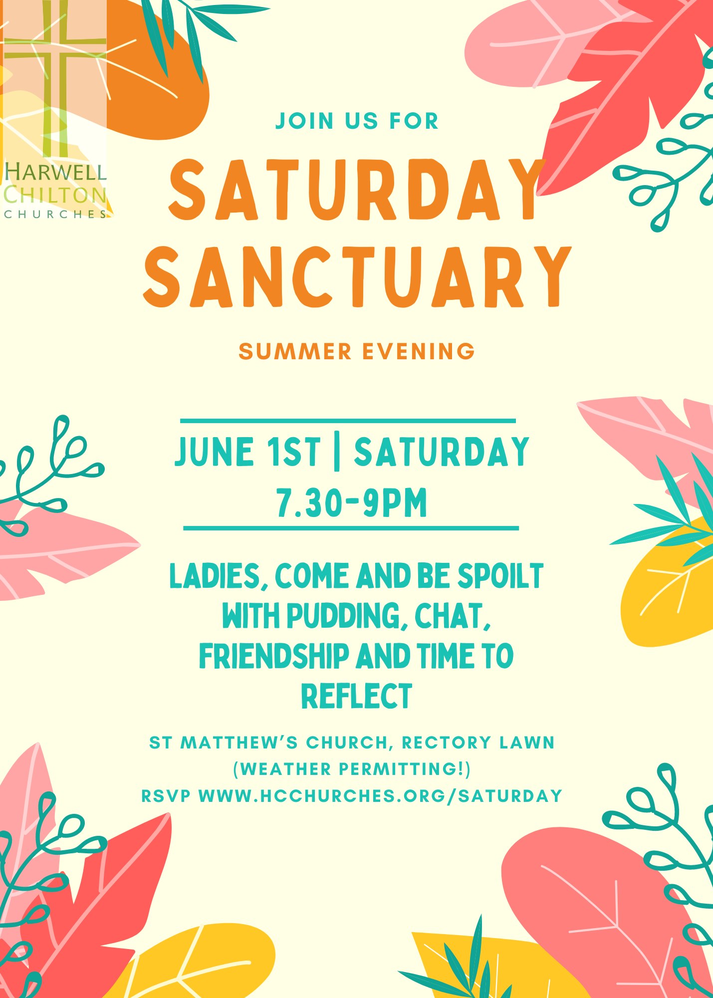 Saturday Sanctuary 1st June