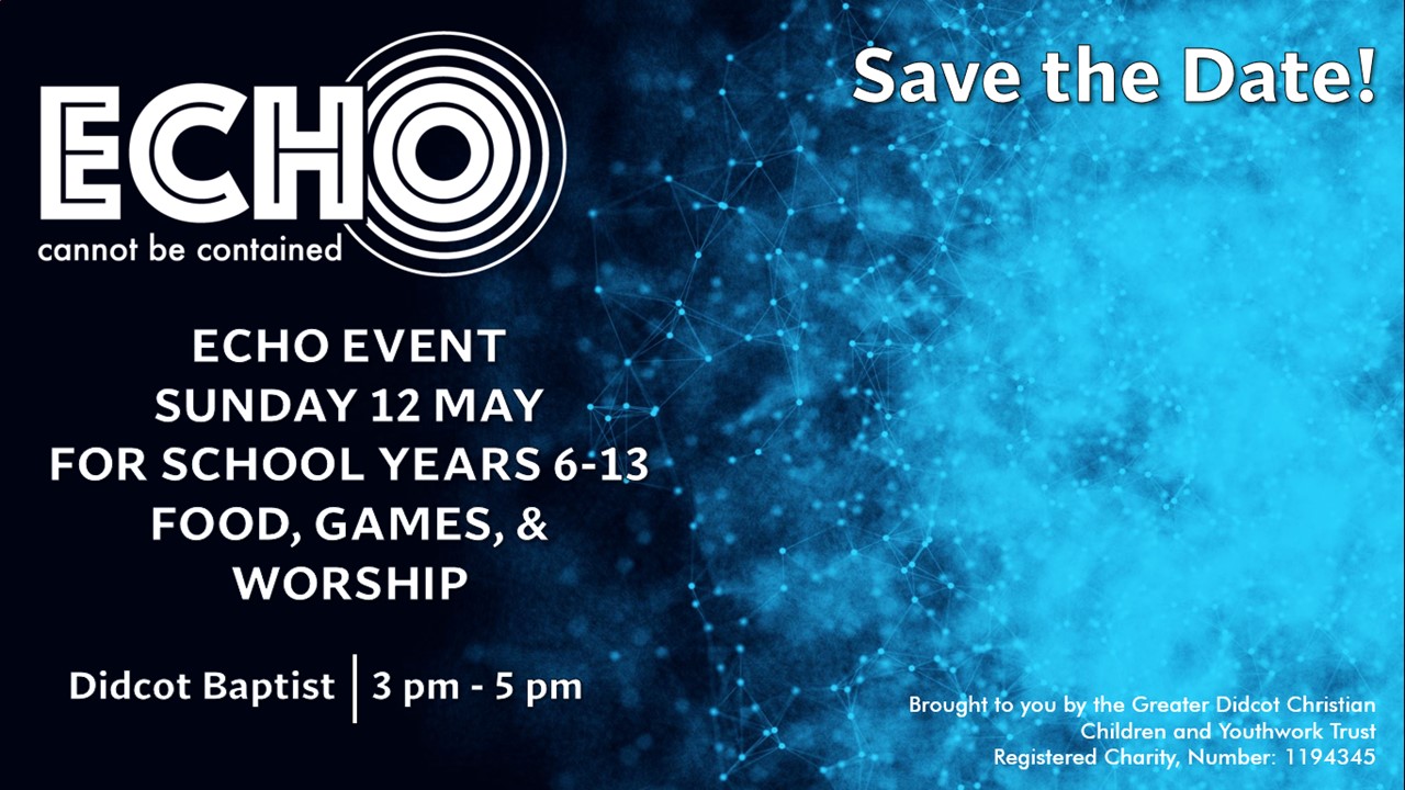 ECHO Event Save the Date (12.0