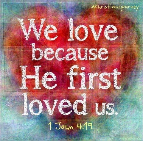 We love because he loved