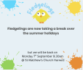 Fledgelings are taking a break