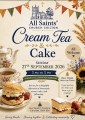 Cream Tea and Cake Sunday 27th September 2026